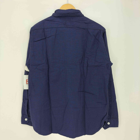 ポストオーバーオールズ POST OVERALLS USA製 マチ付き チンスト ガンクラブチェック ワークシャツ メンズ