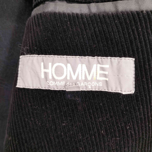 コムデギャルソンオム COMME des GARCONS HOMME 70~80S デカオム 太畝コーデュロイダブルテーラードジャケット メンズ S