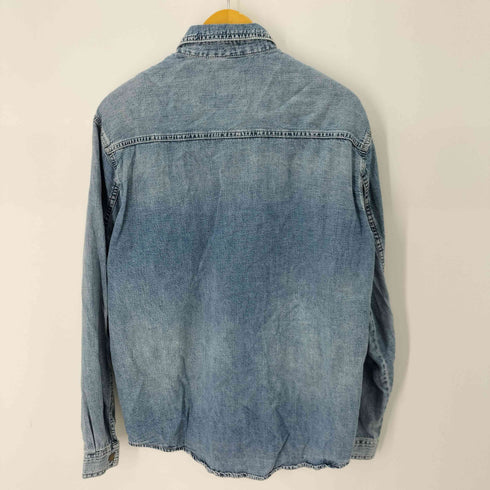 ザラマン ZARA MAN L/S ダメージ加工デニムシャツ メンズ import:S