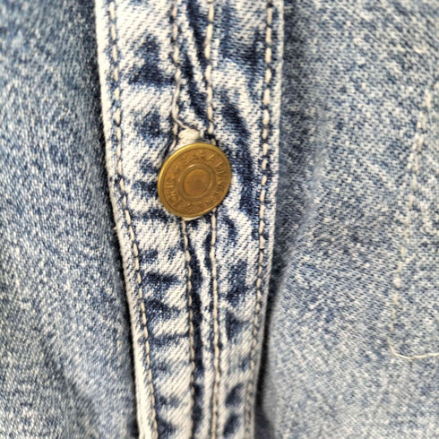 ザラマン ZARA MAN L/S ダメージ加工デニムシャツ メンズ import:S