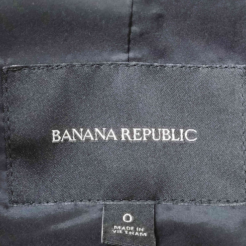 バナナリパブリック BANANA REPUBLIC バイカラー切替コットンダブルライダースジャケット レディース O