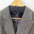 ザラ ZARA チェックダブルテーラードジャケット メンズ import:L