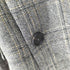 ザラ ZARA チェックダブルテーラードジャケット メンズ import:L
