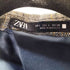 ザラ ZARA チェックダブルテーラードジャケット メンズ import:L