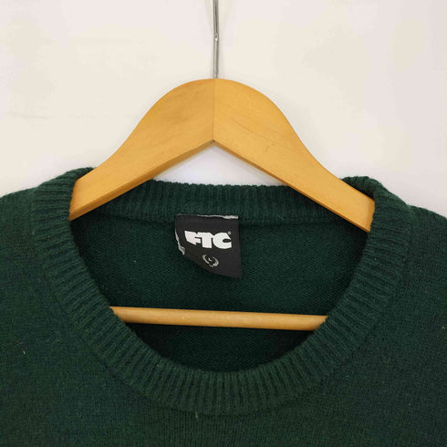 エフティーシー FTC ロゴ刺繍 ウールニット メンズ import:L