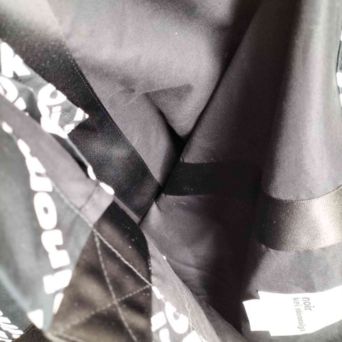 ノワールケイニノミヤ noir kei ninomiya 22SS 総ロゴサテントートバッグ レディース