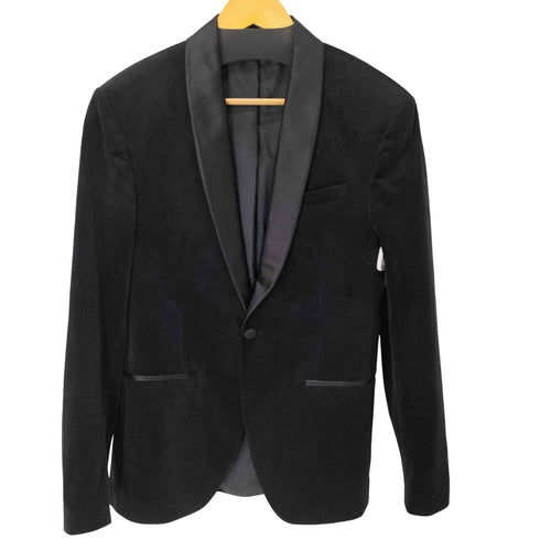 ザラ ZARA 1Bベロアテーラードジャケット メンズ US:40
