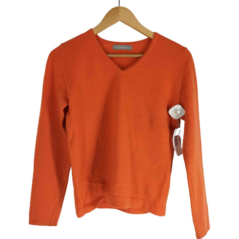 ダーマコレクション DAMA collection Vネックカシミヤニット レディース S