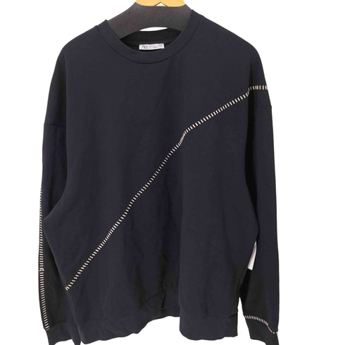 ザラ ZARA ステッチデザイン L/S クルーネックスウェット メンズ import:XL