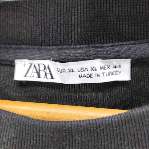 ザラ ZARA ステッチデザイン L/S クルーネックスウェット メンズ import:XL