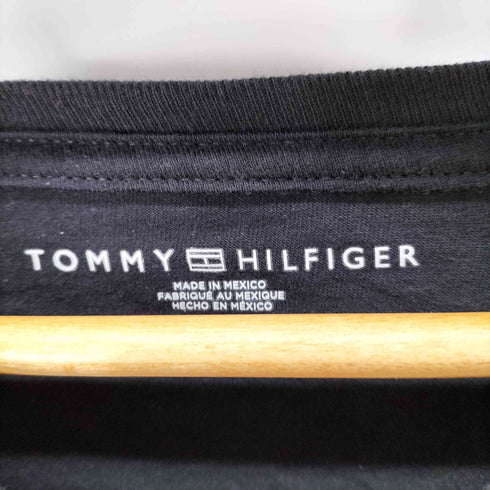 トミーヒルフィガー TOMMY HILFIGER ロゴデザイン L/S Tシャツ メンズ import:XL