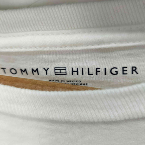 トミーヒルフィガー TOMMY HILFIGER ロゴデザイン L/S Tシャツ メンズ import:XL