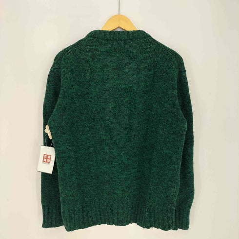 ウールリッチ WOOLRICH 80s 紺タグ メランジ ウールニット メンズ import:M