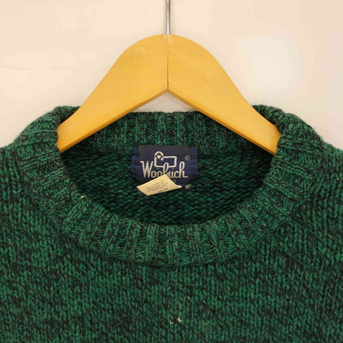 ウールリッチ WOOLRICH 80s 紺タグ メランジ ウールニット メンズ import:M
