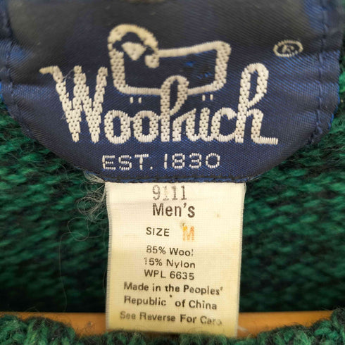 ウールリッチ WOOLRICH 80s 紺タグ メランジ ウールニット メンズ import:M