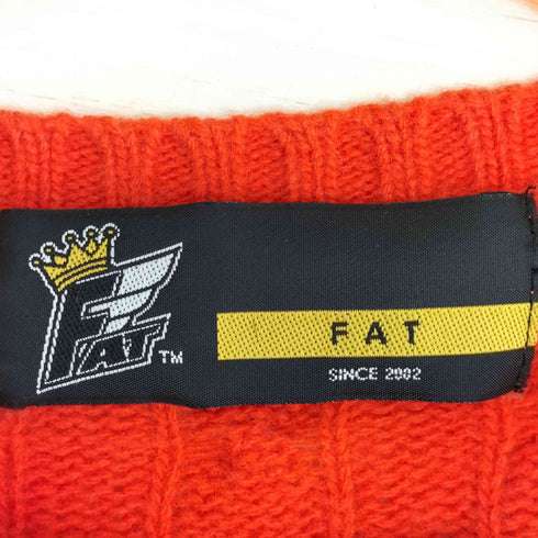 エフエーティー FAT ウール ケーブルニット メンズ FAT