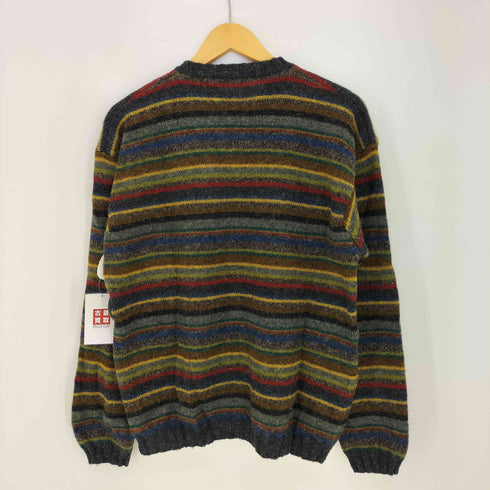 ジェイクルー J.CREW 90s 巨人タグ 香港製 ウール マルチボーダーニット メンズ import:M