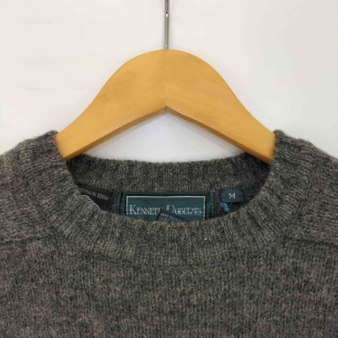KENNETH ROBERTS 90s モーリシャス製 シェットランドウール ラグランニット メンズ import:M