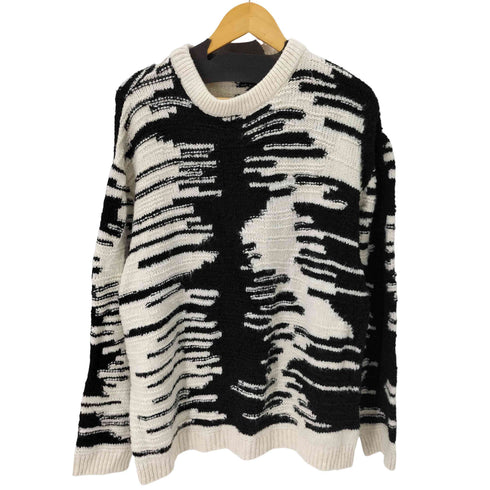 ザラ ZARA 総柄アクリルニット メンズ import:XL