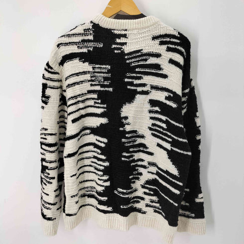 ザラ ZARA 総柄アクリルニット メンズ import:XL