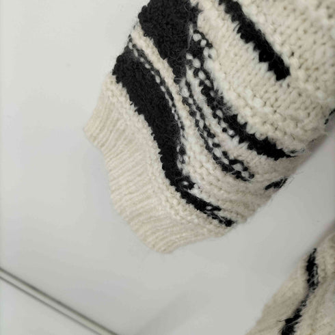 ザラ ZARA 総柄アクリルニット メンズ import:XL