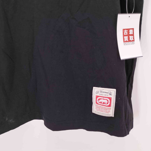 エコーアンリミテッド ECKO UNLTD ビニールプリント ロゴ 刺繍 S/S クルーネック Tシャツ メンズ import:L