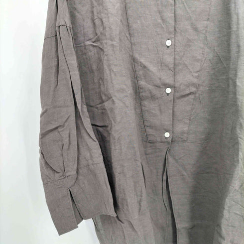 ボールジィトゥモローランド Ballsey TOMORROWLAND 24SS シアーリネン Vテールシャツ レディース JPN:36