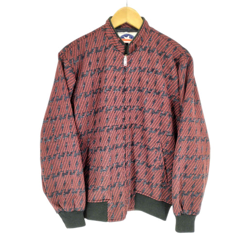 CASUAL LIFE 総柄ジップジャケット メンズ JPN:XL