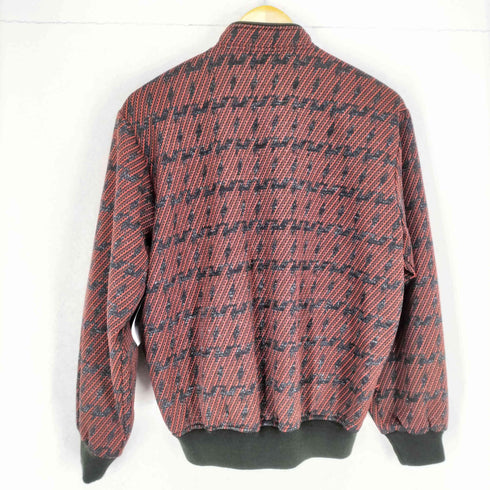 CASUAL LIFE 総柄ジップジャケット メンズ JPN:XL