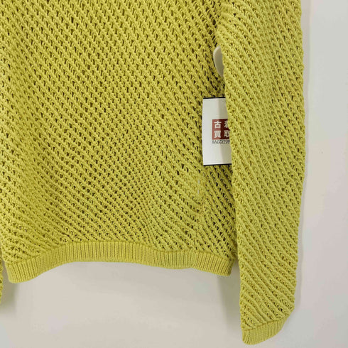 マカフィー MACPHEE 23SS メッシュコットン クルーネックプルオーバー レディース JPN:S