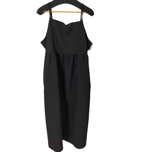 CLETTE エンボス加工キャミワンピース レディース 4L