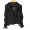 ザラ ZARA L/S シースルーデザインブラウス レディース import:XXL