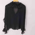 ザラ ZARA L/S シースルーデザインブラウス レディース import:XXL