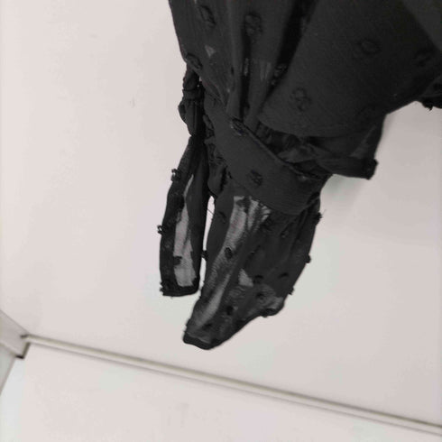 ザラ ZARA L/S シースルーデザインブラウス レディース import:XXL