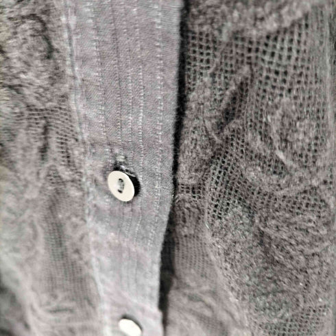 ザラ ZARA L/S レースデザインブラウス レディース import:XXL