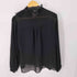 ザラ ZARA L/S シースルーデザインブラウス レディース import:XXL