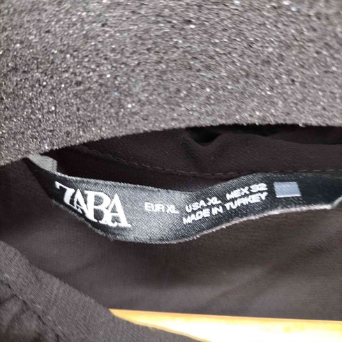 ザラ ZARA L/S シースルーデザインブラウス レディース import:XXL