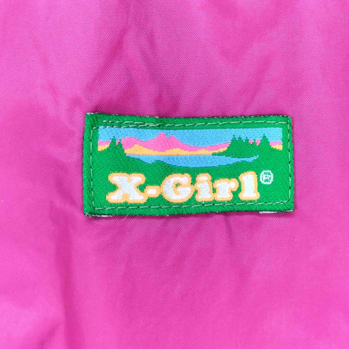 エックスガール X-girl ロゴ刺繍マウンテンパーカー レディース 1