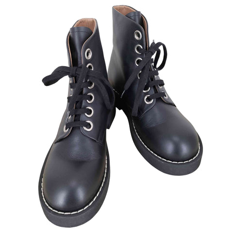 マルニ MARNI 20SS ANFIBIO IN VITELLO LISCIO レースアップブーツ レディース 37