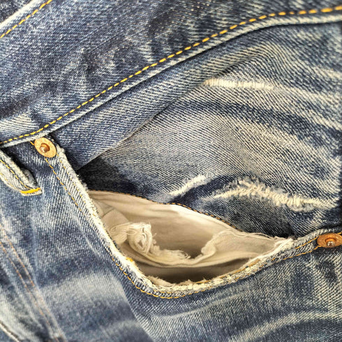 リーバイス Levis 98年製 USA製 バレンシア工場 ビッグE 赤耳 551ZXX テーパードデニム メンズ W33 L36
