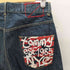 トミー TOMMY ストレートデニムパンツ 裏ポケプリント メンズ JPN:S