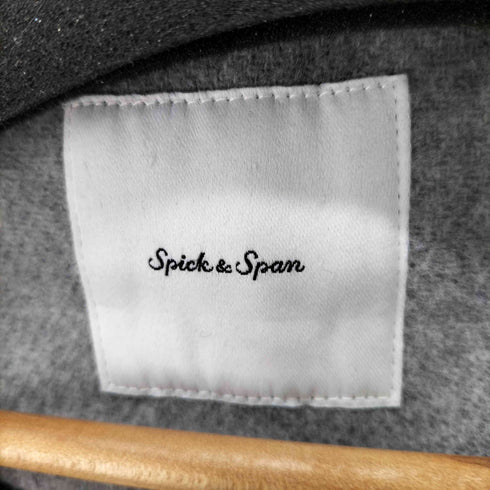 スピックアンドスパン Spick and Span ビーバーフォールドラペルコート レディース 36