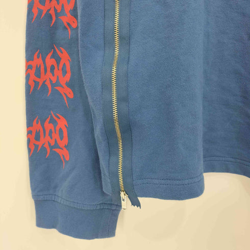 M.P.Q. BY KAIZU 両面プリント アームプリント サイドジップ ロングスリーブクルーネックTシャツ メンズ JPN:1