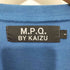 M.P.Q. BY KAIZU 両面プリント アームプリント サイドジップ ロングスリーブクルーネックTシャツ メンズ JPN:1