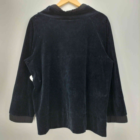 Topys plus ハイネック ベロア L/S カットソー レディース