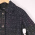 アーペーセー A.P.C. ルーマニア製 ツイード ベルデッド ウール ステンカラーコート レディース 36