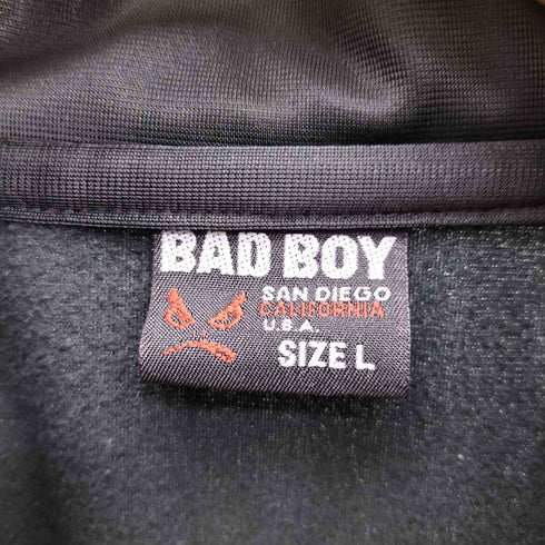 バッドボーイ BADBOY 90S ロゴ 刺繍 アーム ライン トラック ジャケット ジャージ Y2K メンズ import:L