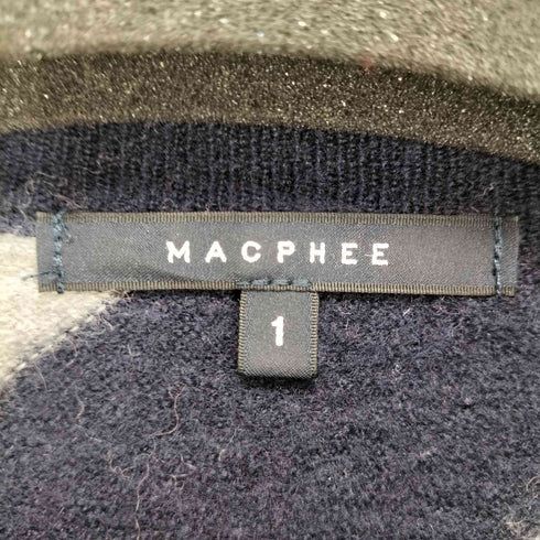 マカフィー MACPHEE レジメンタルストライプクルーネックニット レディース JPN:1