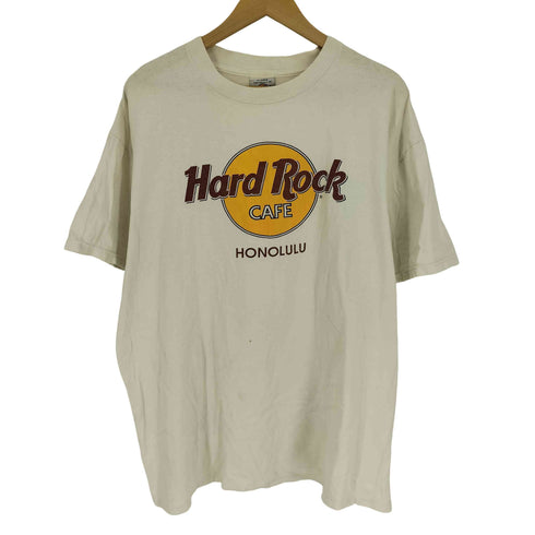 ハードロックカフェ Hard Rock Cafe 90S USA製 HONOLULU ロゴ プリント クルーネック Tシャツ メンズ import:XL