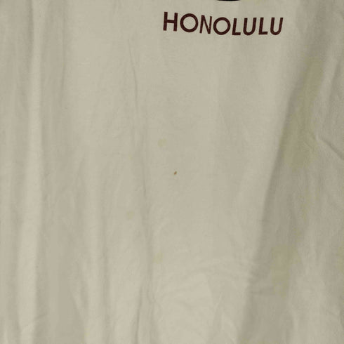 ハードロックカフェ Hard Rock Cafe 90S USA製 HONOLULU ロゴ プリント クルーネック Tシャツ メンズ import:XL